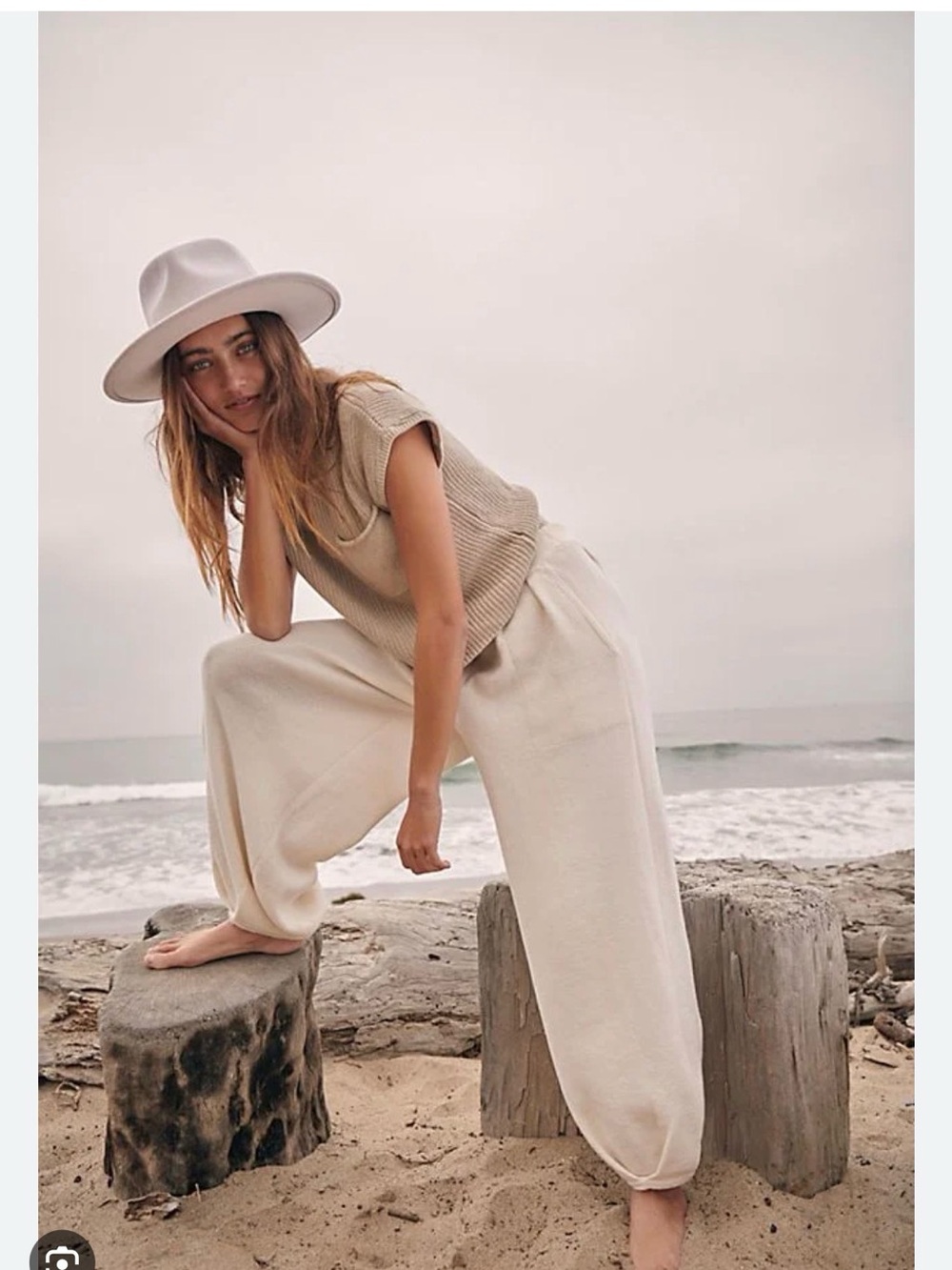 Free People Beach Freya knit set (XS)